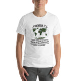 Jeremiah 1:5 Bible Verse Short-Sleeve Unisex T-Shirt